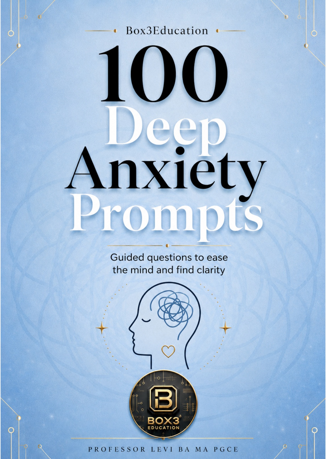 100 Deep Anxiety Prompts cover