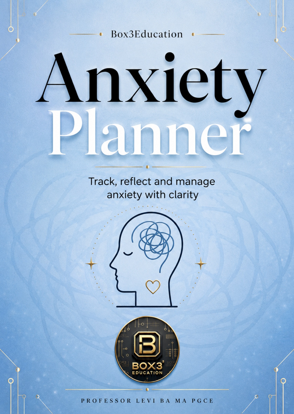 Anxiety Planner cover