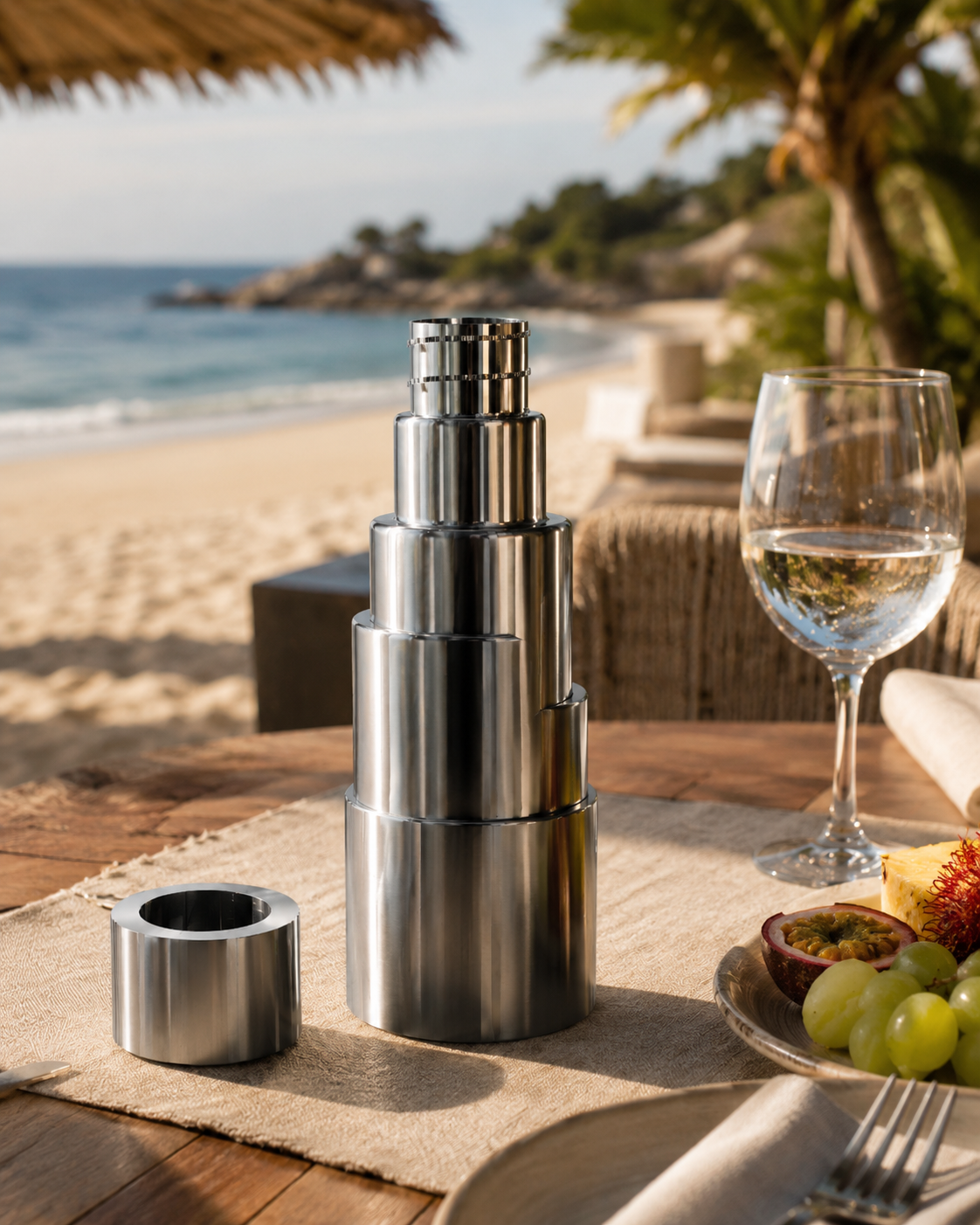 Ergon Flask at a tropical beach setting